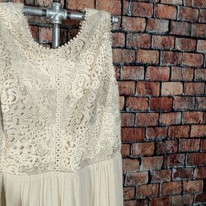 🌼Macrame Woven Boho Dress